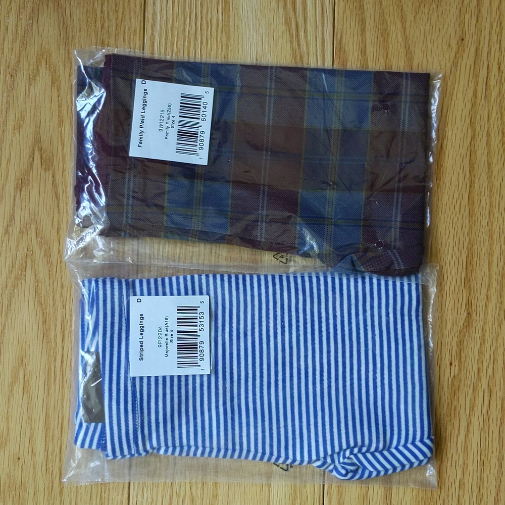 2 Tea Collection Leggings, NWT, sz 4